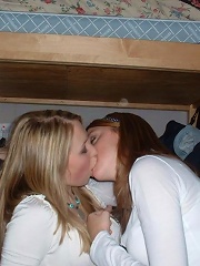 Girls showing their love for each other mixed...