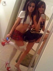 Amateur teen girl self shot