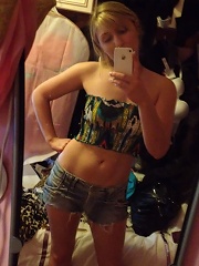 Amateur teen girl self shot